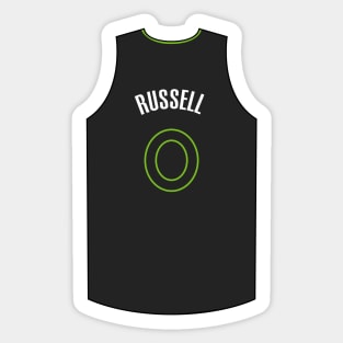 D'Angelo Russell Minnesota Jersey Qiangy Sticker